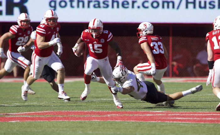 De'Mornay Pierson-El's 40-yard punt return to the Oregon 19 helped Nebraska score a pivotal touchdown in the final seconds of the second quarter.